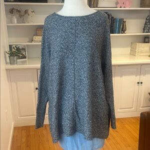 Black Marled Women's Sweater